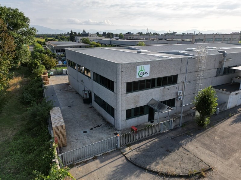 Stabilimento di 4-Creas Srl, vista frontale